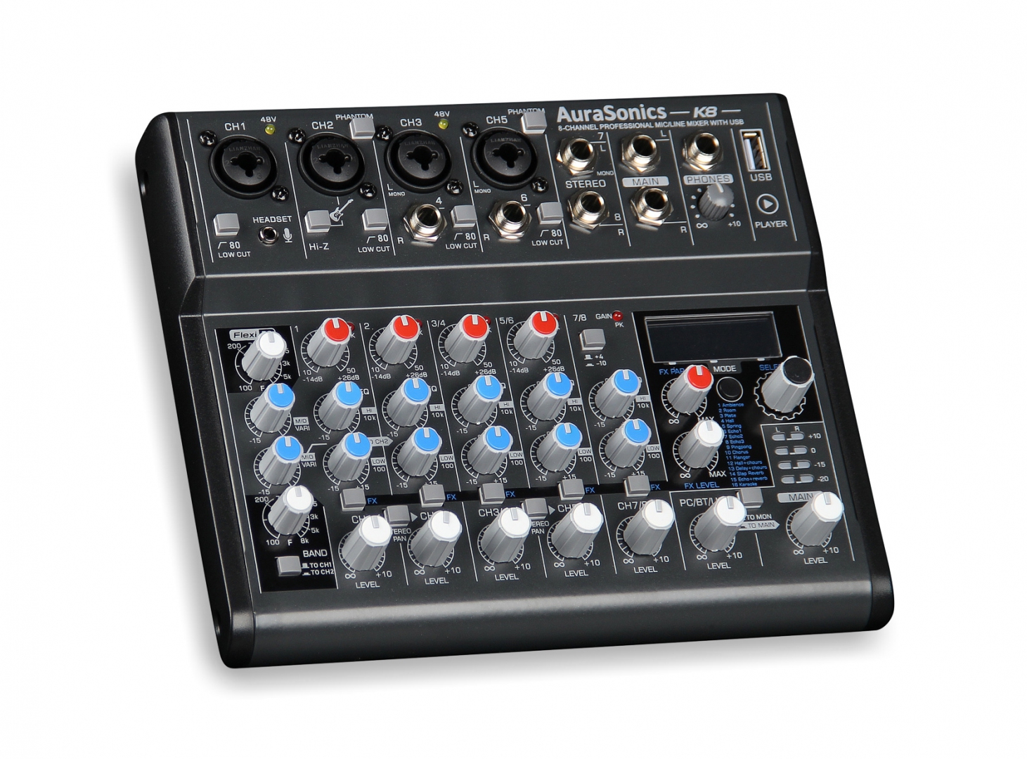 AuraSonics K8 компактный микшерный пульт в Новгородской области