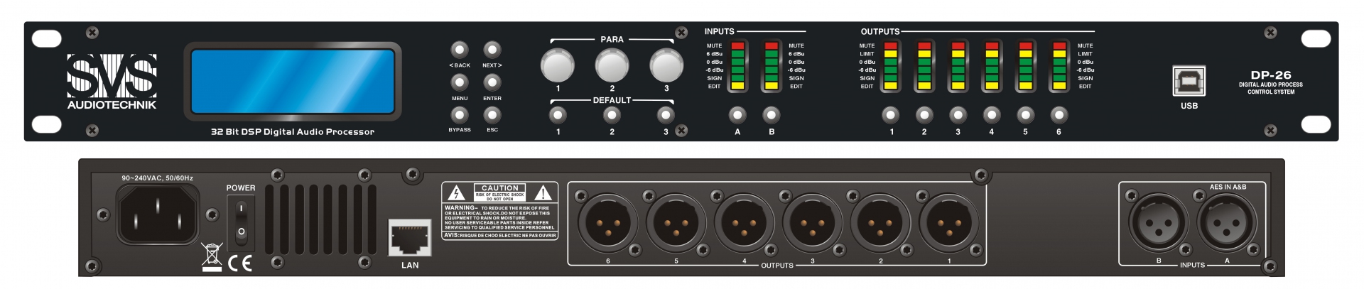 SVS Audiotechnik DP-26 Цифровой процессор: 2 входа 6 выходов в Новгородской области