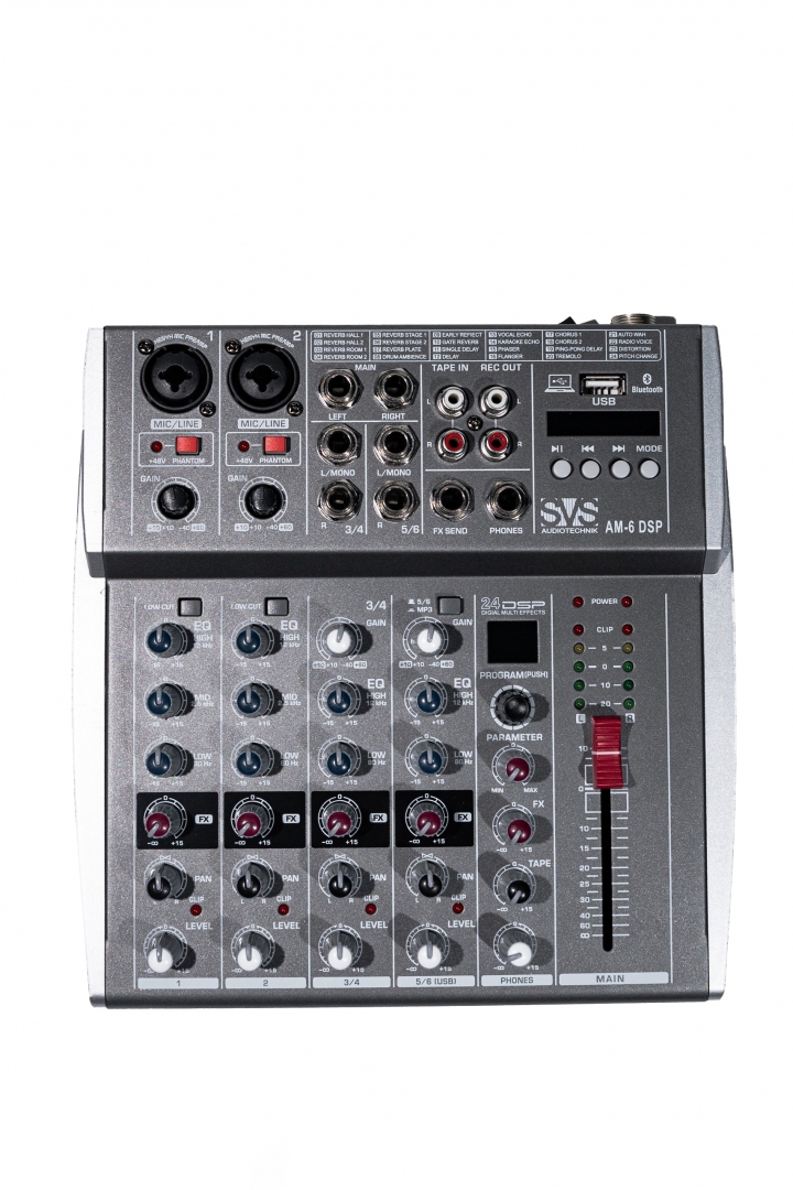 SVS Audiotechnik mixers AM-6 DSP Микшерный пульт аналоговый, 6-канальный SVS Audiotechnik mixers в Новгородской области
