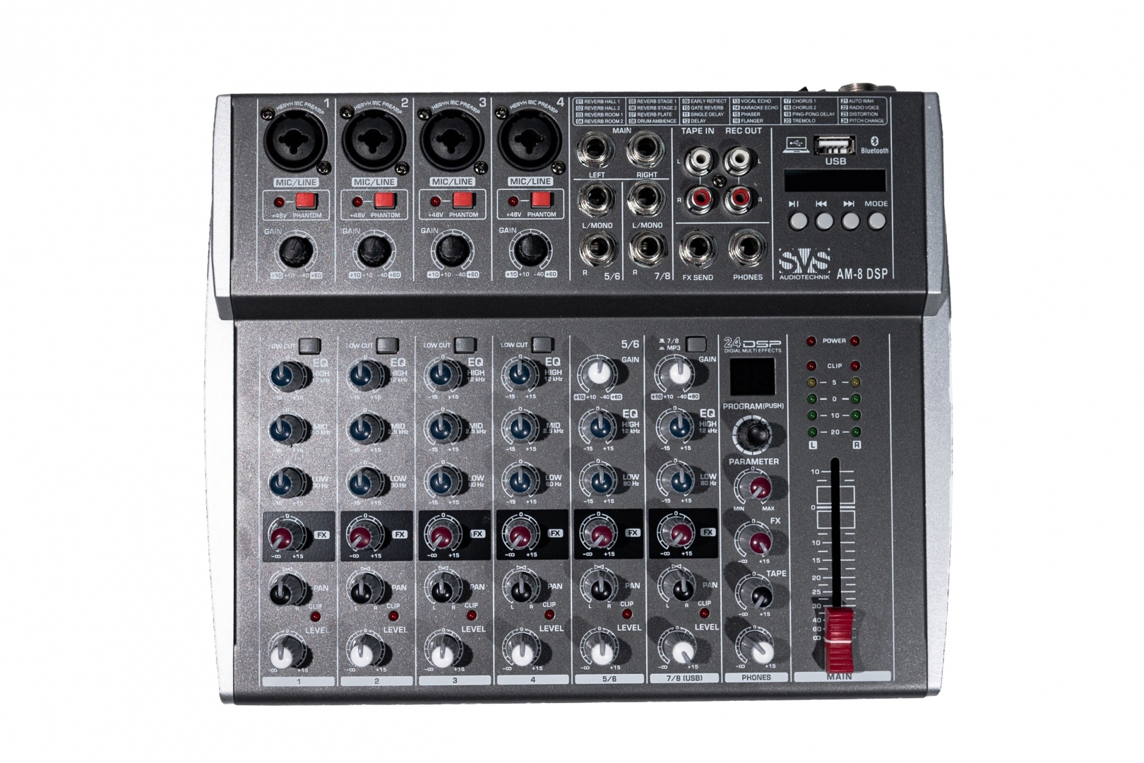 SVS Audiotechnik mixers AM-8 DSP Микшерный пульт аналоговый, 8-канальный в Новгородской области